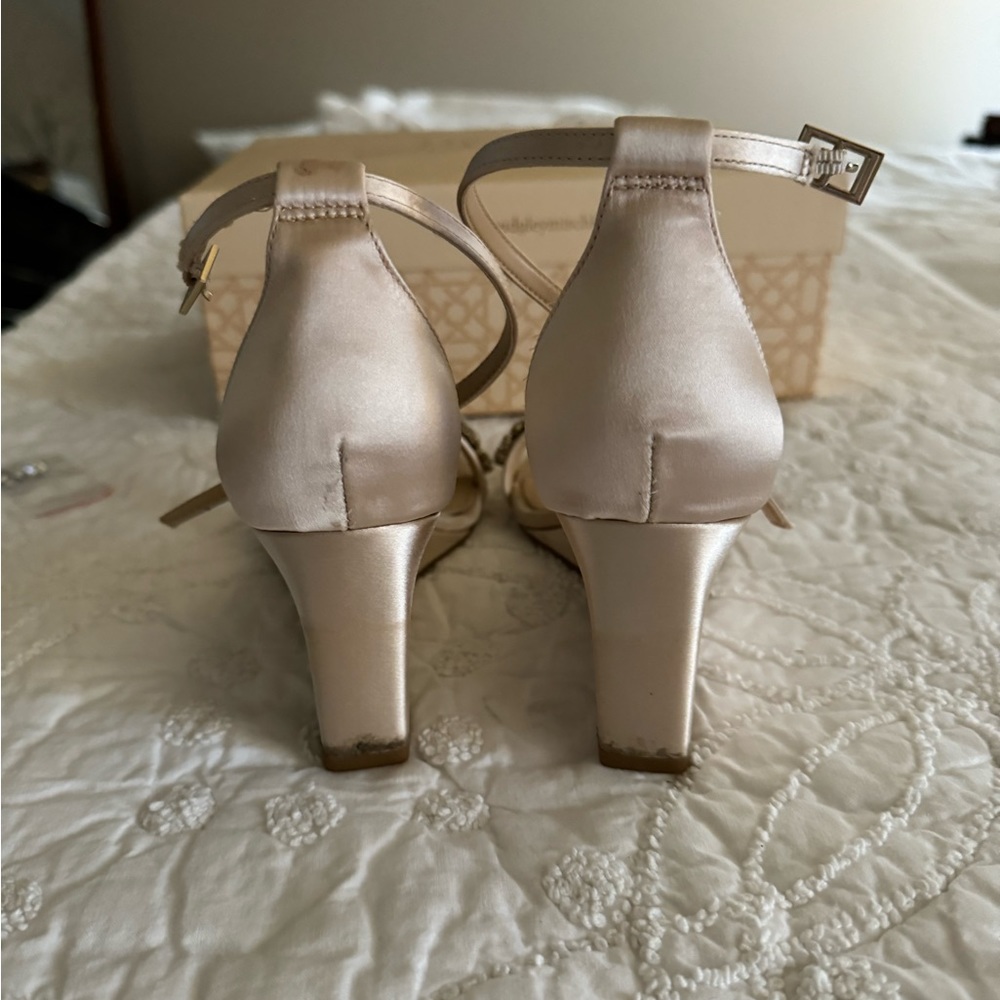 Jewel Badgley Mischka Peggy Crystal Embellished Wedge - Picture 3 of 5